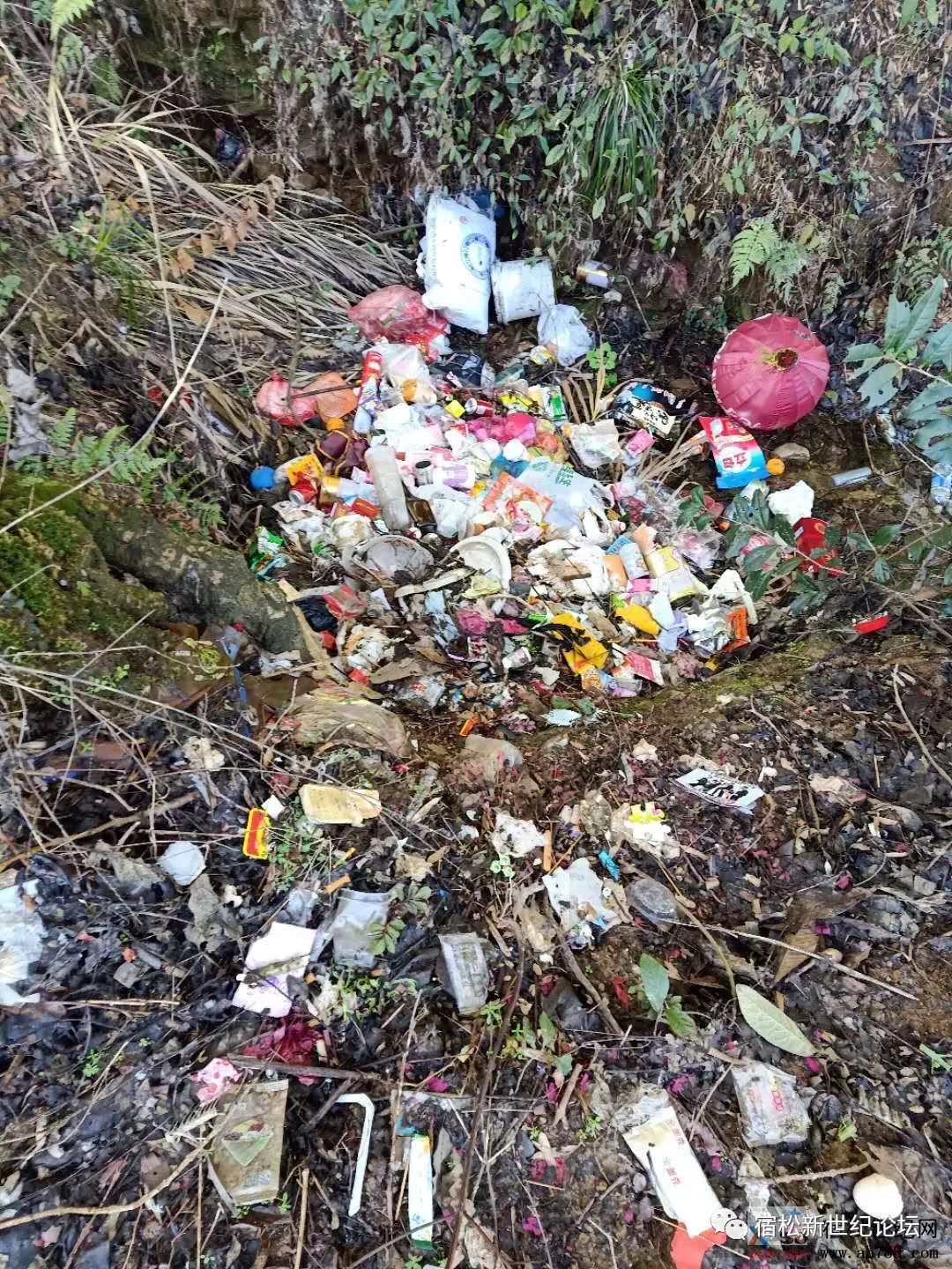 非常时期!宿松这个乡村垃圾成堆,严重污染了周边的环境