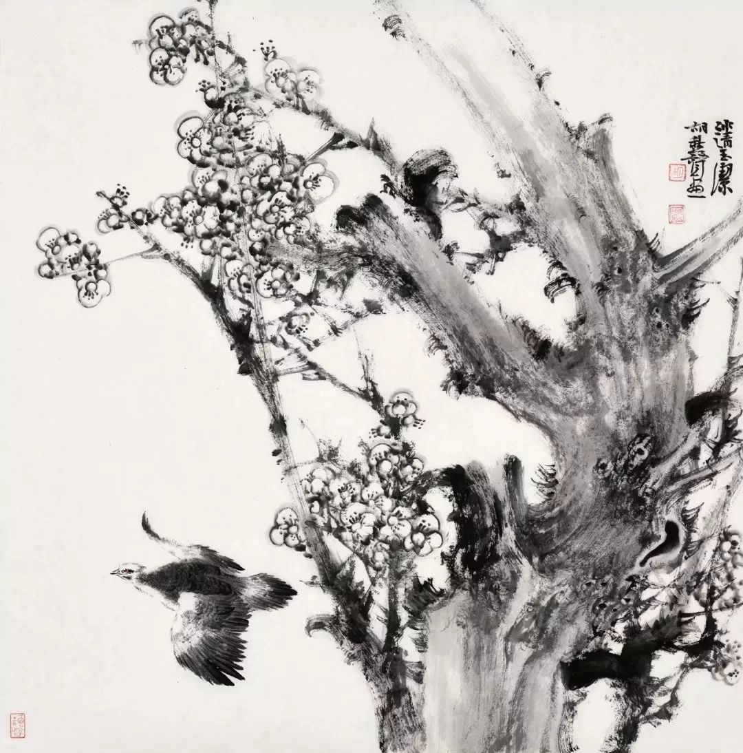 胡秋声主题性花鸟画是今后花鸟画发展的主流