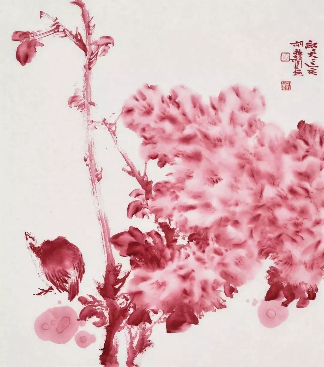 胡秋声主题性花鸟画是今后花鸟画发展的主流