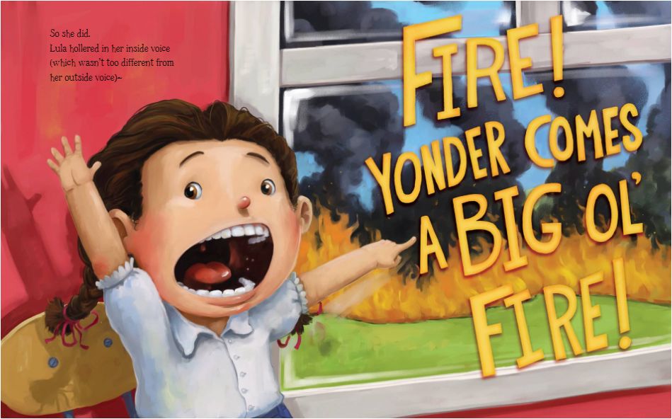 lula hollered in her inside voice(which wasnt too differentfrom