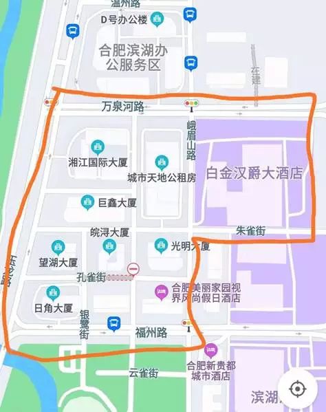 我的任务是对所负责区域企业进行巡查,工作区域是:负责龙川路以东