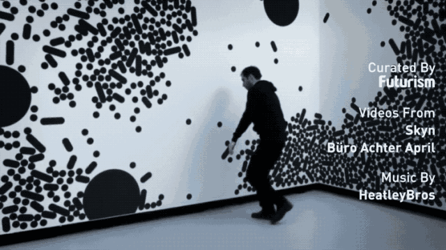 创意互动墙集合用不同的方式让墙面动起来