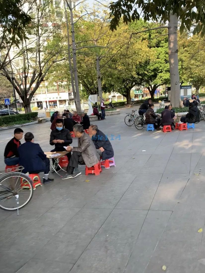 大胆!疫情当前,沿江路竟多人扎堆聚集打牌