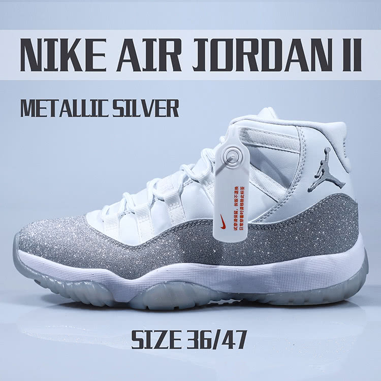 aj11metallicsilver满天星闪粉涂层装饰