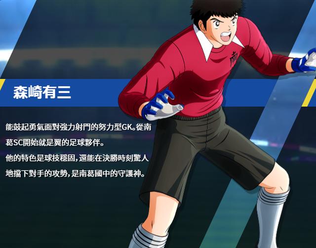 南葛中学大空翼以外主要角色介绍:随着玩家故事的推进,在比赛中达成