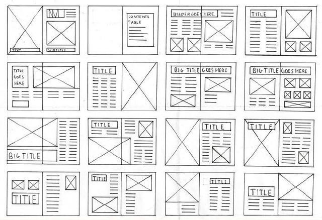 一组杂志类图文排版形式