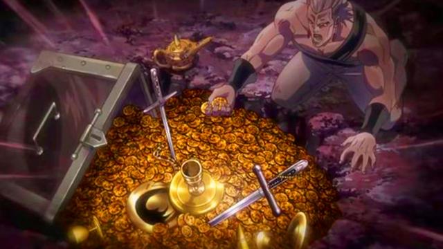 jojo:一天,波波散步时捡到一个野生的blingbling的神灯