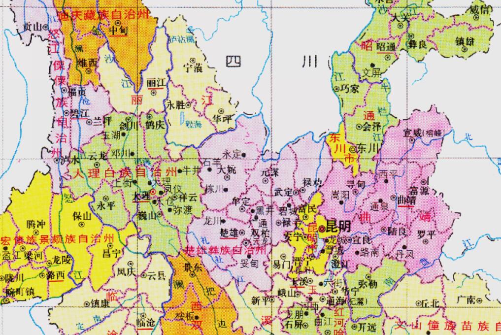 貴州省的一個縣曾經分給四川和雲南為何三省反覆劃分