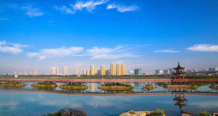 足不出户漫游日照今日景区沭河湿地公园