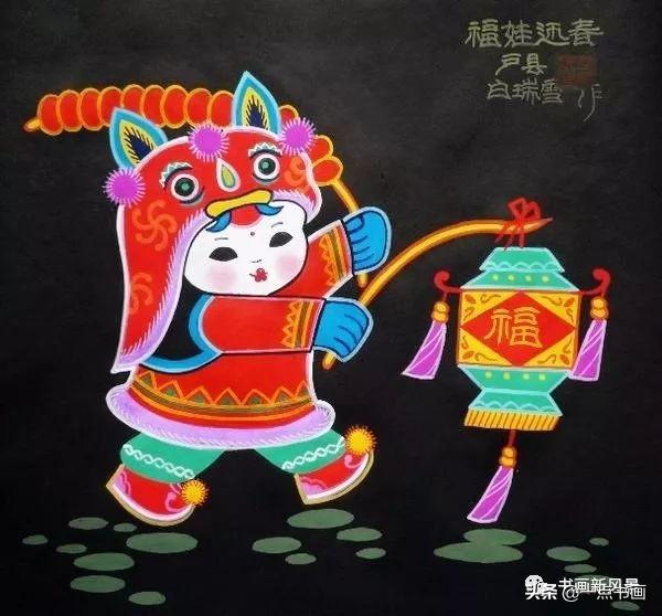 质朴无华,原汁原味——民间绘画作品欣赏