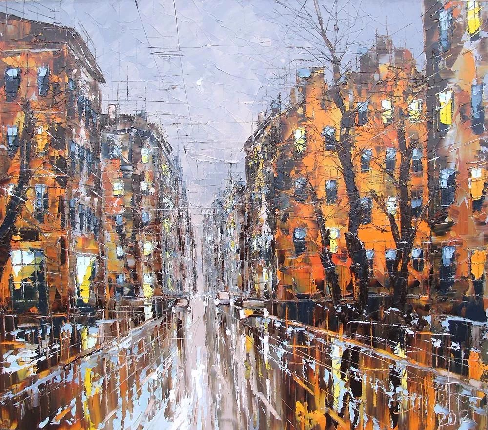 用刮刀作画这位是高手为荷兰ing银行制作了这支令人舒适的广告片