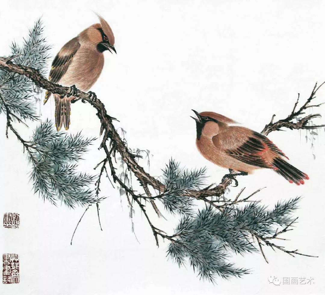 图文教程太平鸟画法步骤解析