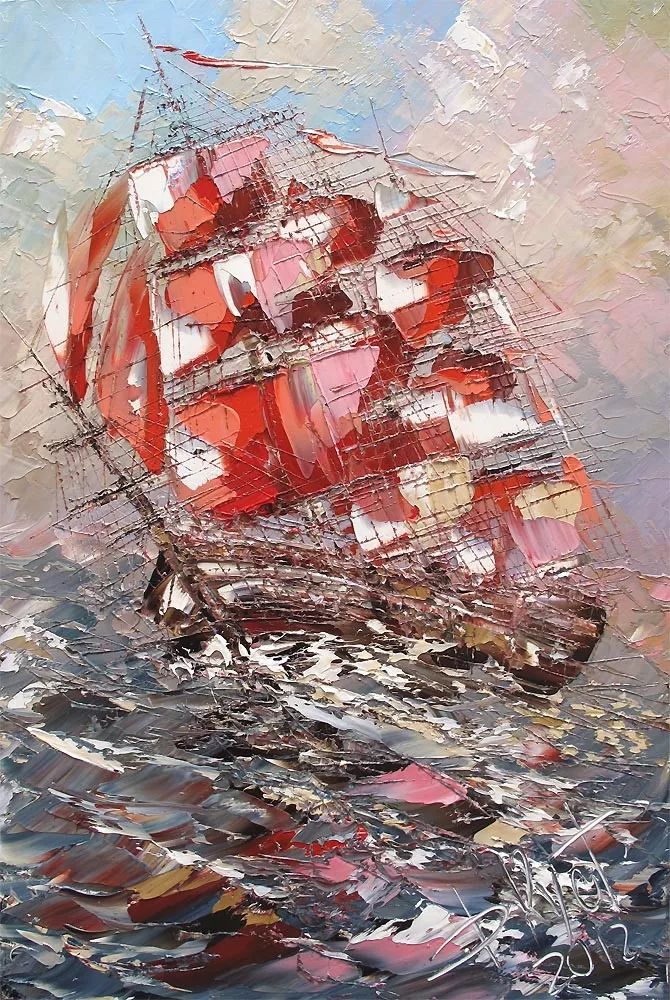 用刮刀作画这位是高手为荷兰ing银行制作了这支令人舒适的广告片