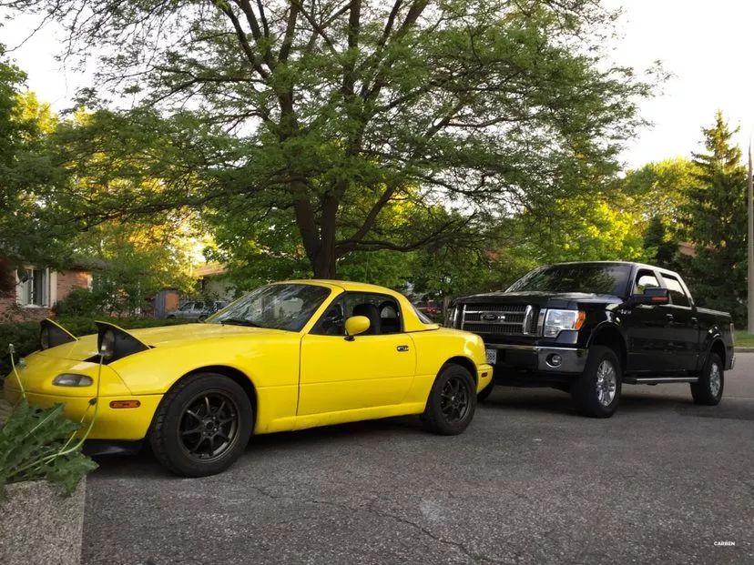 那台我自己动手换了手动变速箱的初代目miata改装案例