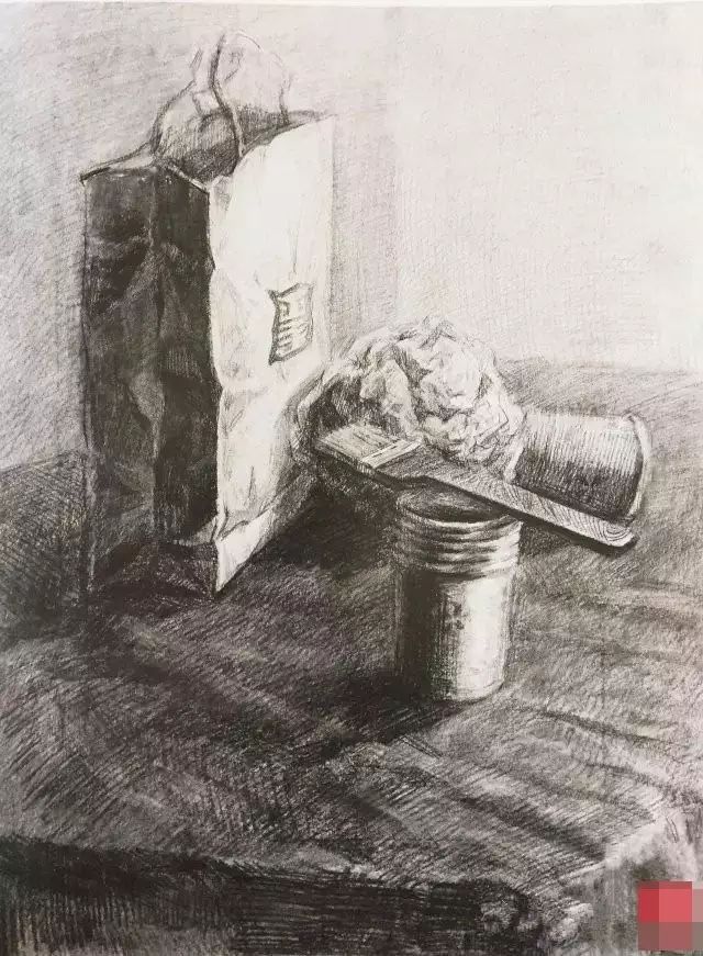 30幅西安美院静物素描高分卷