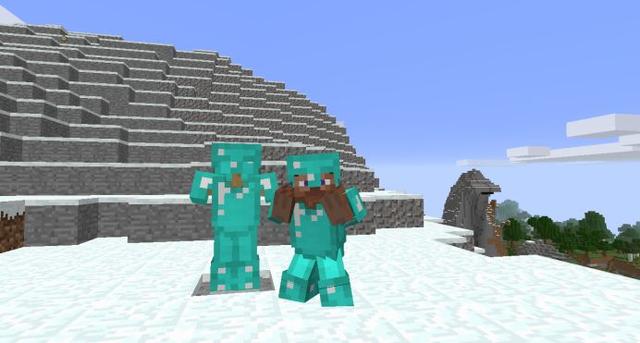 我的世界里不用挖矿也能穿钻石套4套特色皮肤让你闪耀全场