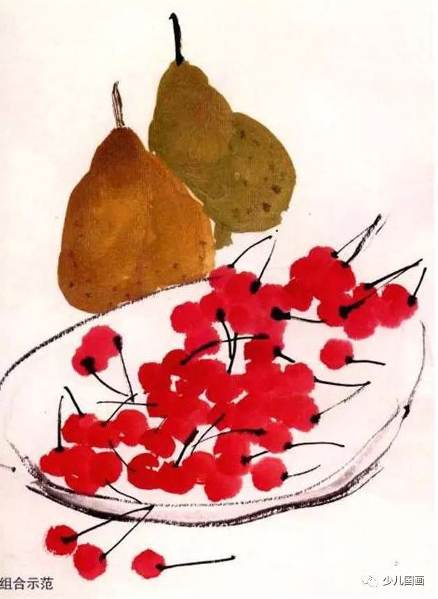 儿童国画-蔬果篇分享