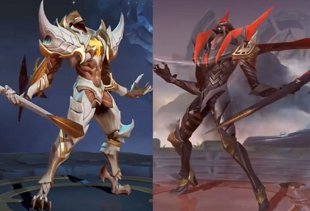 重做之后的白起在模型上有了一些改动,跟当初嬴政重做的时候采用了