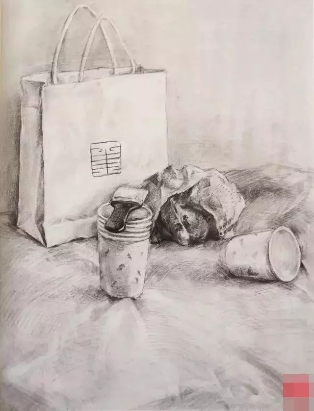 30幅西安美院静物素描高分卷