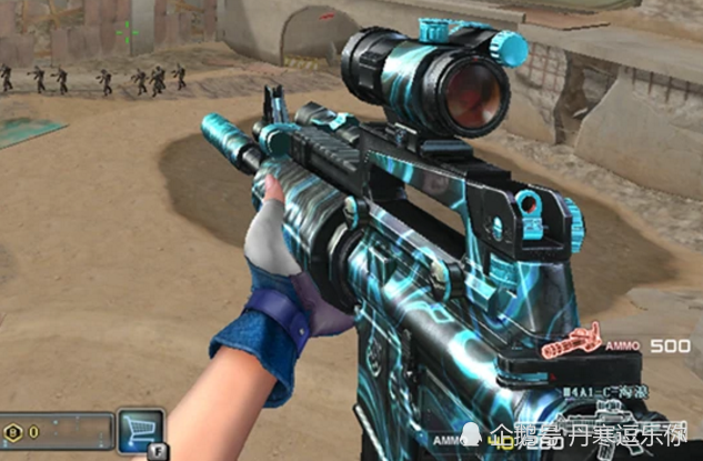 cf:游戏中最少见的4把m4,老玩家都不一定见过,最后一个特效满分_武器