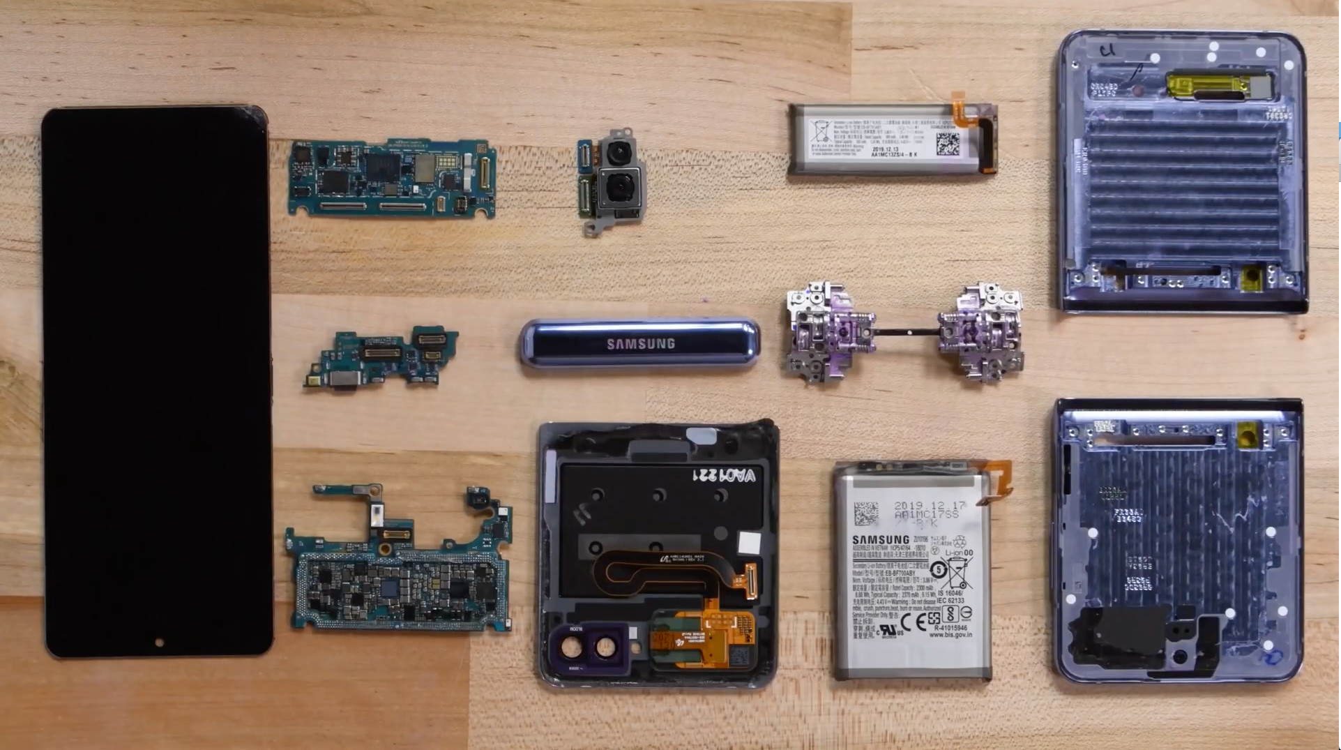 原创ifixit拆解galaxyzflip防尘还差点意思