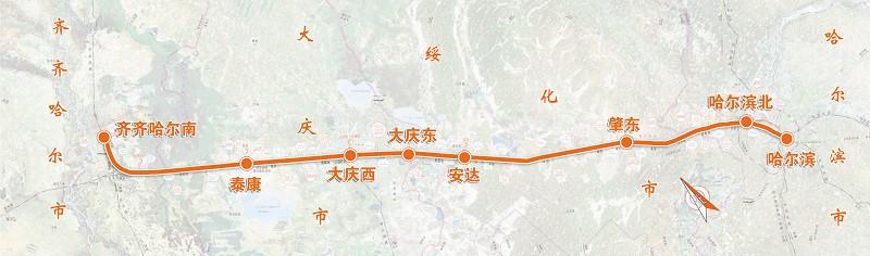 绥满高铁线路图图片