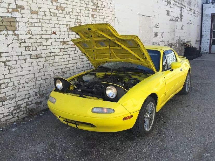 那台我自己动手换了手动变速箱的初代目miata改装案例