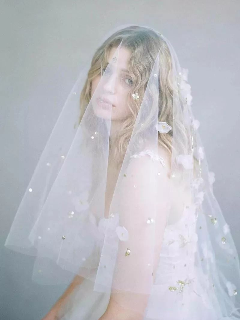 这些仙女头纱我看一次想结一次婚