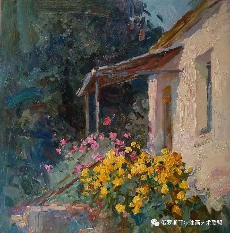 俄罗斯艺术家谢尔盖斯维里多夫油画作品欣赏