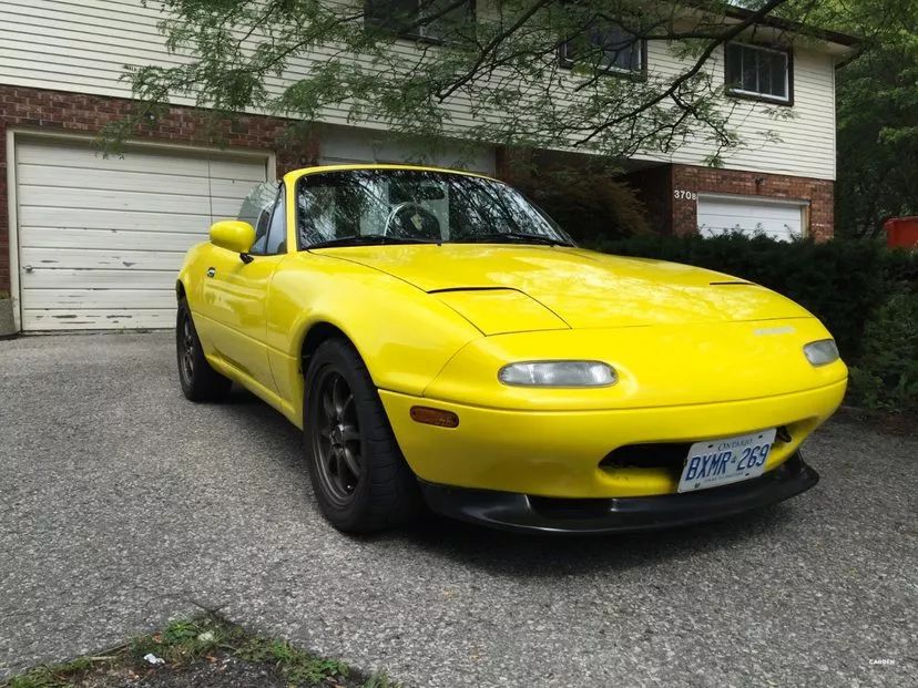 那台我自己动手换了手动变速箱的初代目miata改装案例