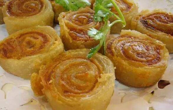 广东粤系传统名点:大良野鸡卷