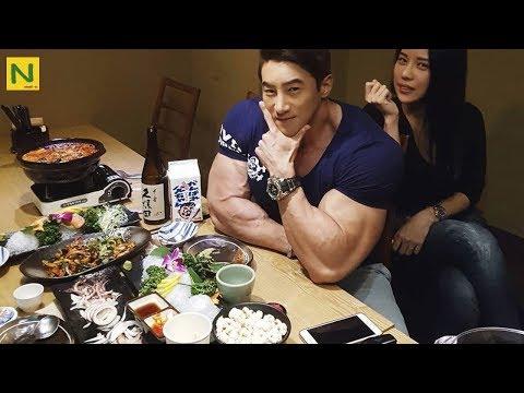 韩国健美偶像黄哲勋举行火爆的健美婚礼开启甜美健美人生