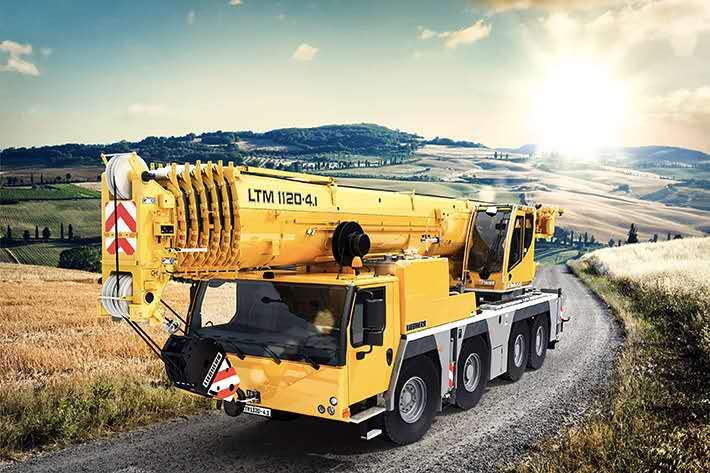 2020美国工程机械展利勃海尔新款四轴移动起重机ltm112041将强势亮相