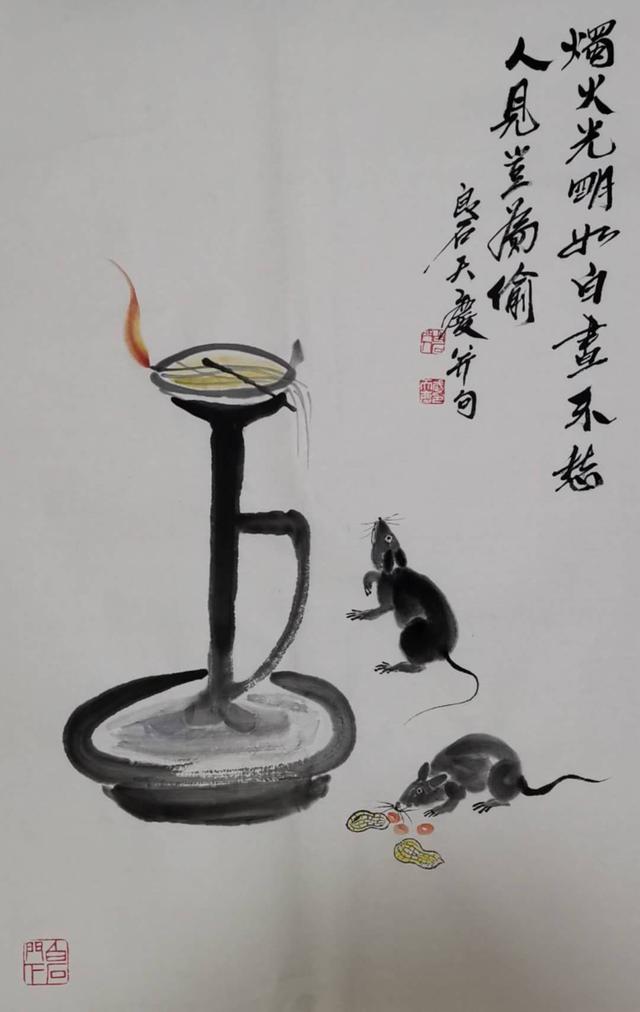 中国国画巨匠齐白石孙女齐丽霞与弟子良石武天庆作品汇集欣赏