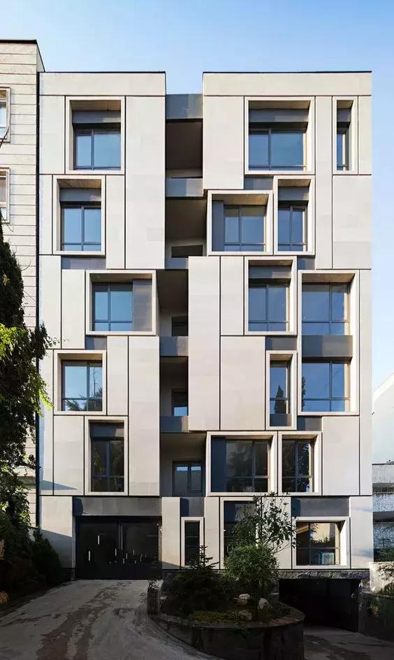 方块组合建筑立面精选_设计