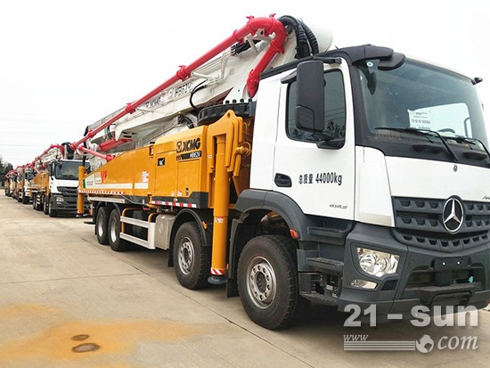 复工进行时!徐工v7系列混凝土机械批量交付