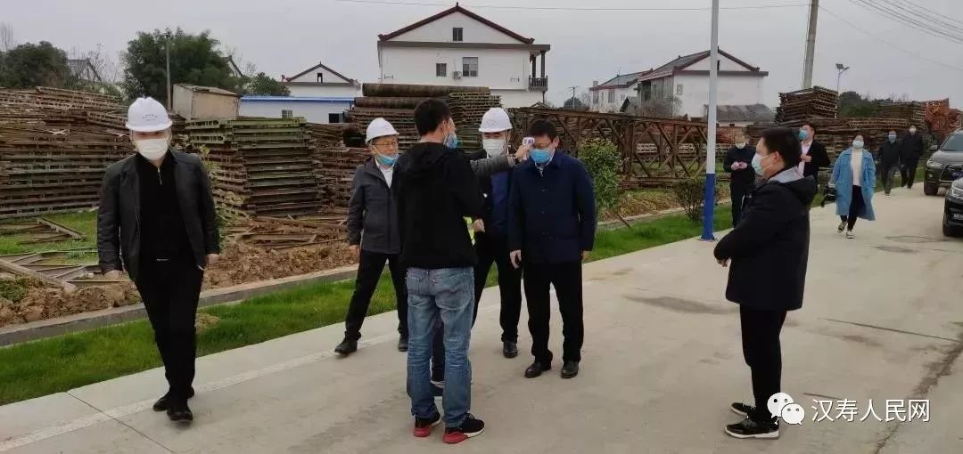 县长车世忠一行到常益长高铁调研复工情况_汉寿县