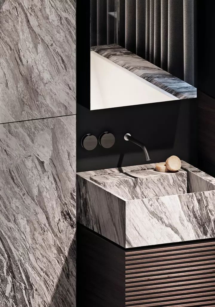 15个豪华大理石卫浴空间,重新定义你的家居生活!