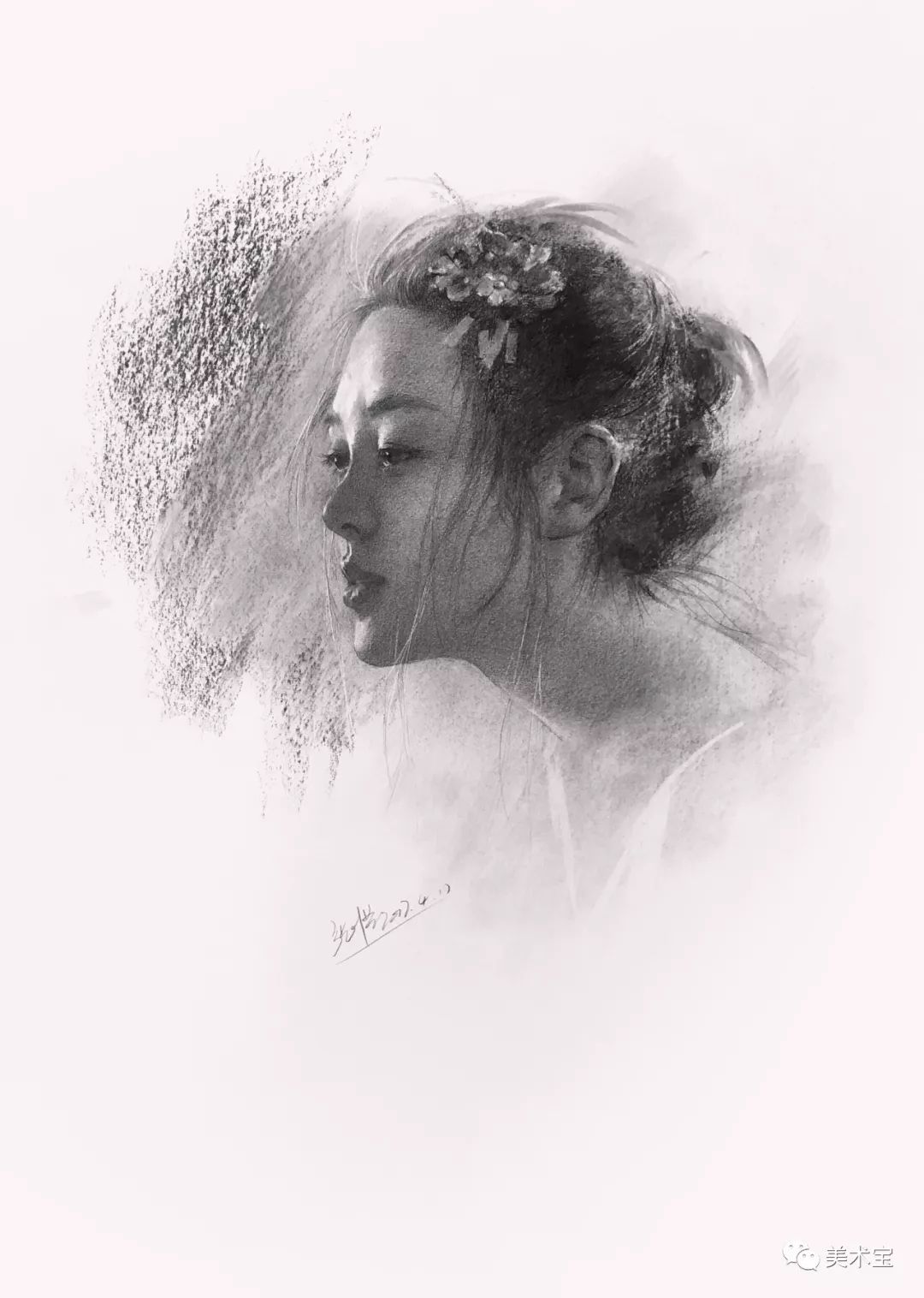 美术宝超级名师张洪他的素描生机勃勃好透气为啥我总画的黑脏黑脏的