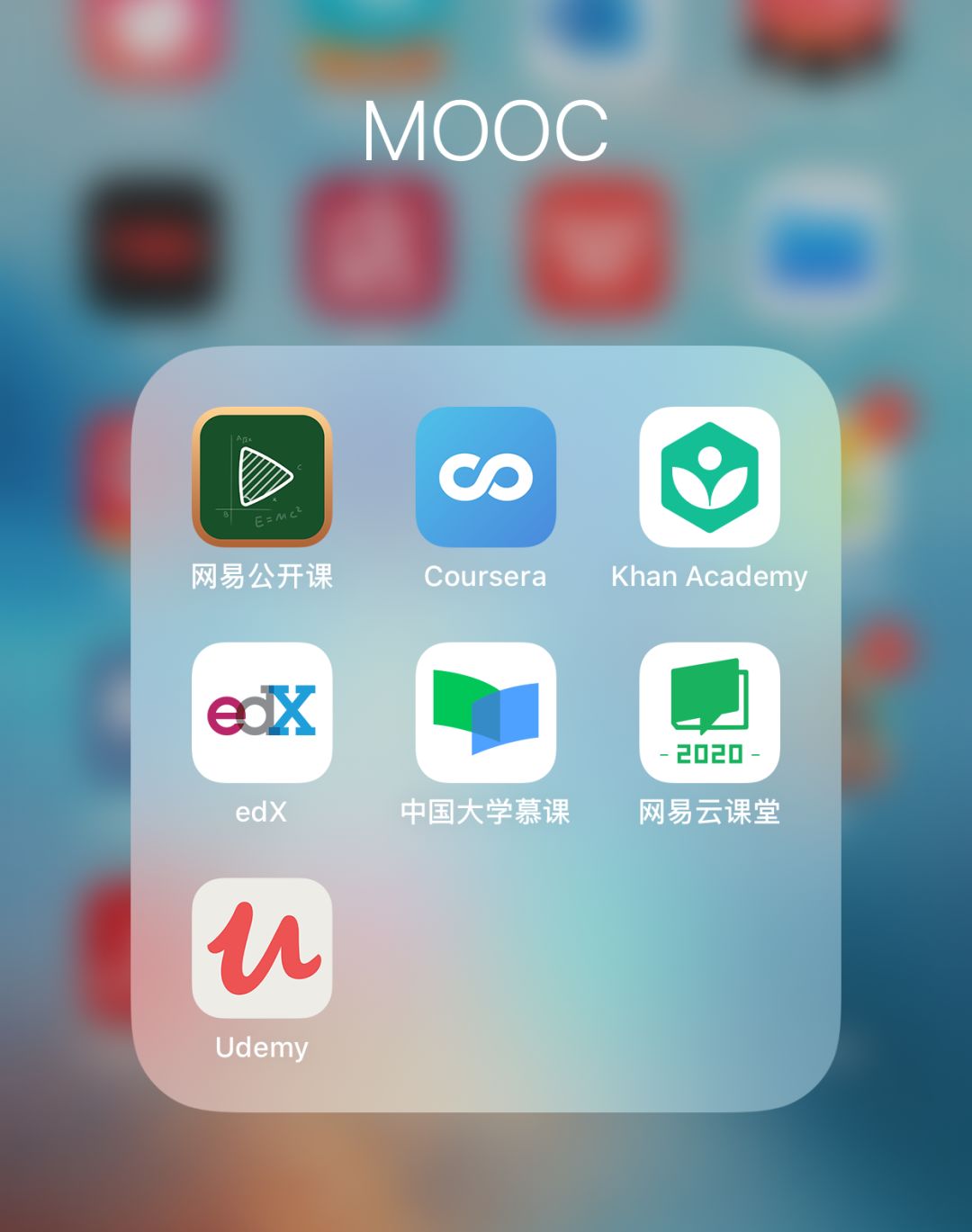 以下是在国内app store即可下载的mooc家族app:以上国外常用mooc平台