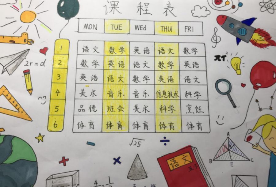 团小童行抗疫开启居家学习有备面对新考验光明团结小学课表设计挑战赛