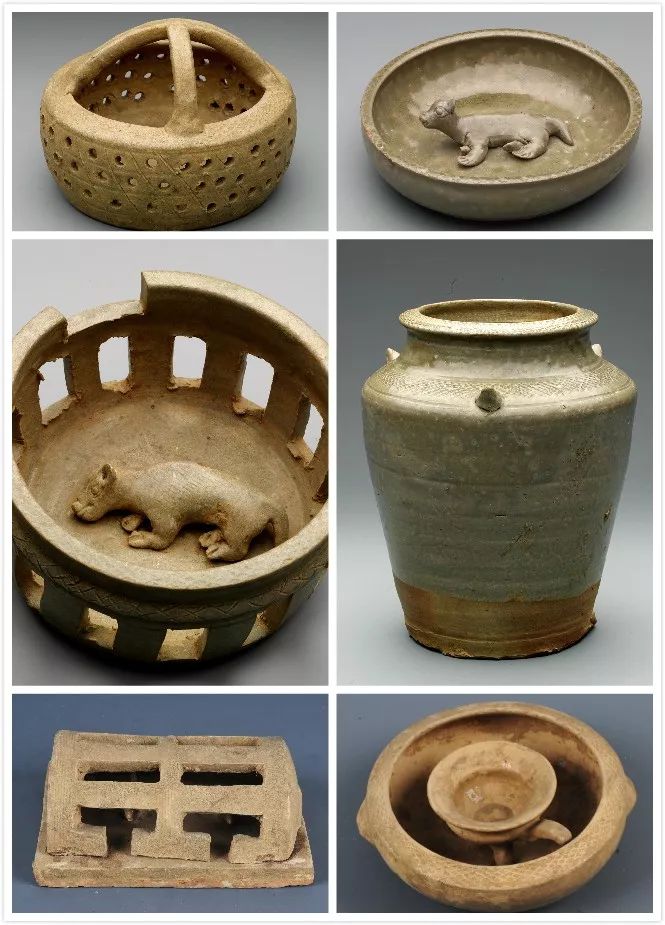 "鼠"你最"宅" ——博物馆里的宝贝(二十一):西晋 青釉瓷器一组_常熟