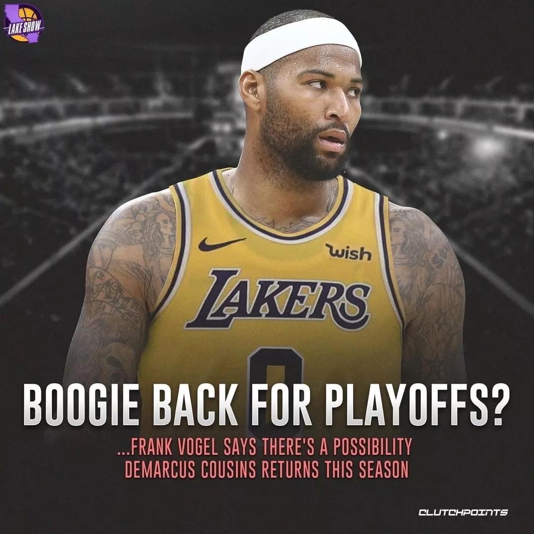 原创nba颤抖吧考辛斯复出在即湖人本赛季最强签约