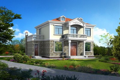 二层楼别墅图开春建房要收藏了