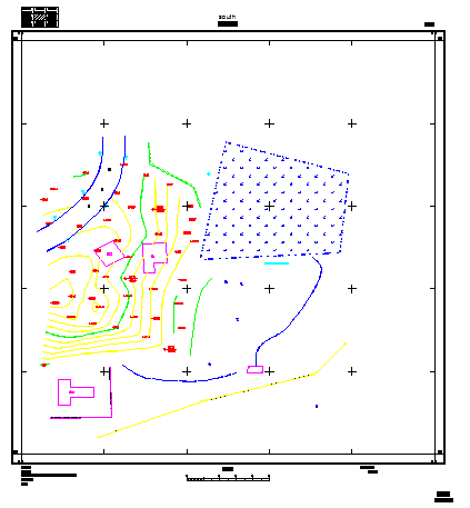 註記地貌要素——等高線地形要素——地物符號下圖是cass繪製的地形圖