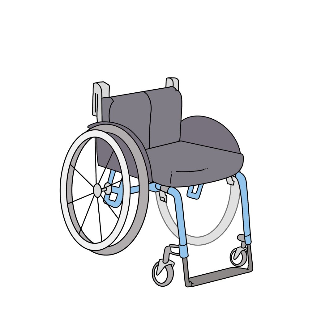 教您使用辅助器具手动轮椅车操作方法演示一