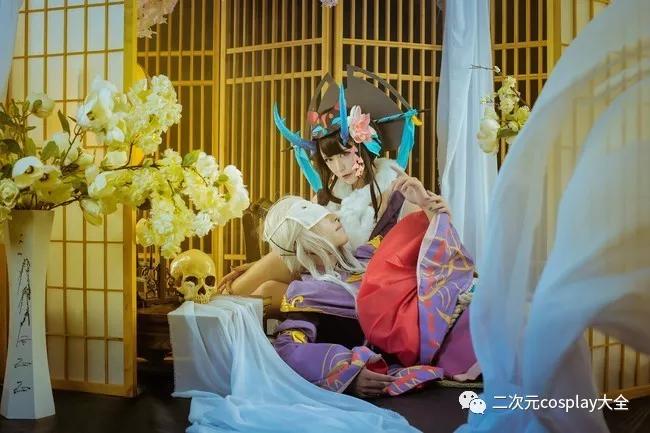 阴阳师判官阎魔cos俊男美女判官抬眼那一刻帅杀我