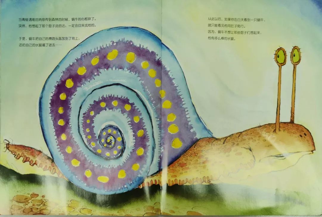 金宝晚安故事丨《蜗牛的长腿》中懂得得与失的关系