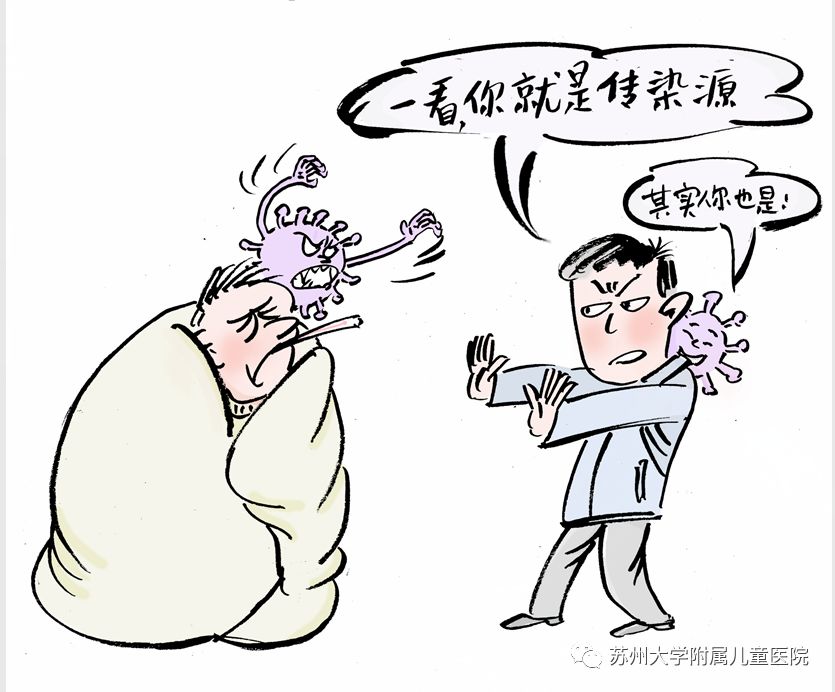 新冠病毒漫画肺炎图片