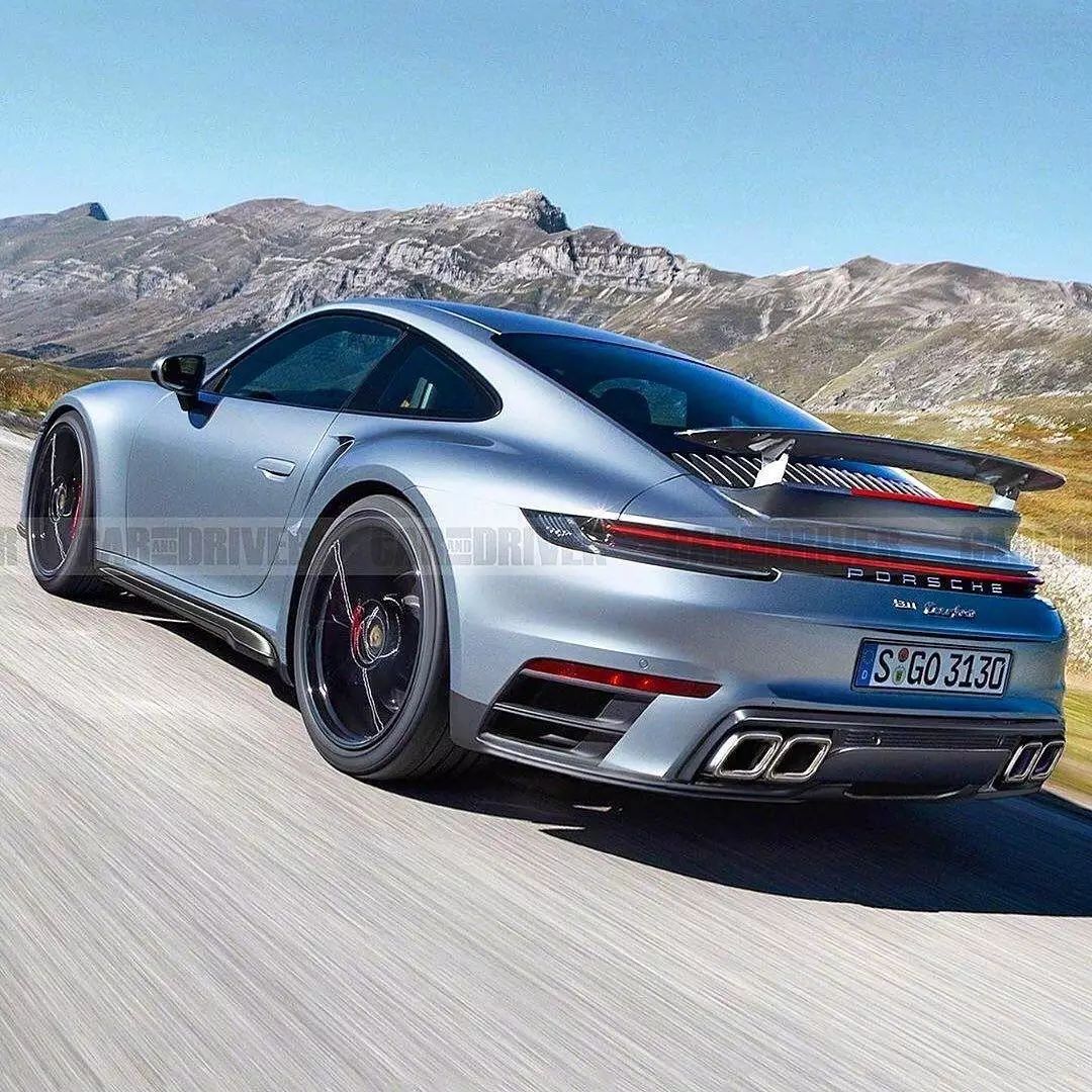 超跑杀手保时捷992turbos无伪装亮相620马力或26秒破百